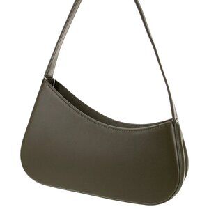 Aupen Fearless 2 / Re-Edition Vegan Leather Shoulder Bag - Olive Green